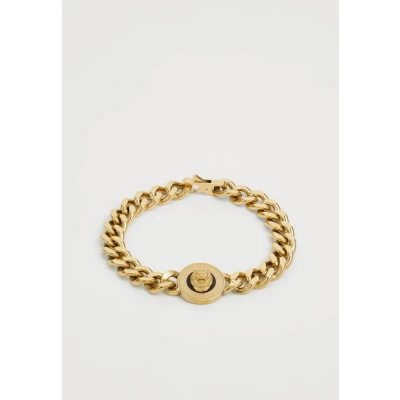 Afbeelding van Guess LION KING Heren armband Staal goudkleurig 21.50 cm