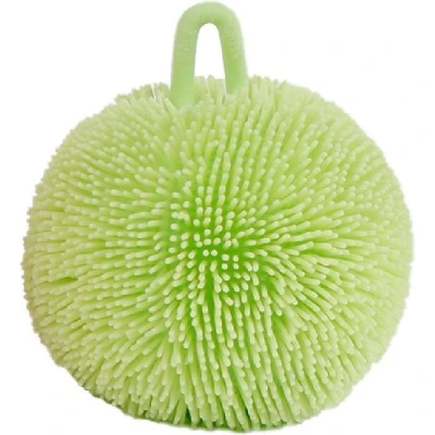 Afbeelding van Van Manen Knijpbal Fluffy Junior 9 Cm Siliconen Groen