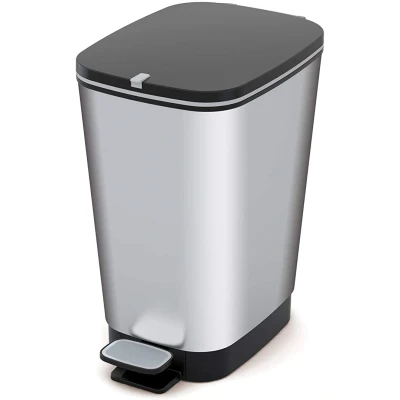 Afbeelding van Kis Chic Bin Pedaalemmer 30L zilver