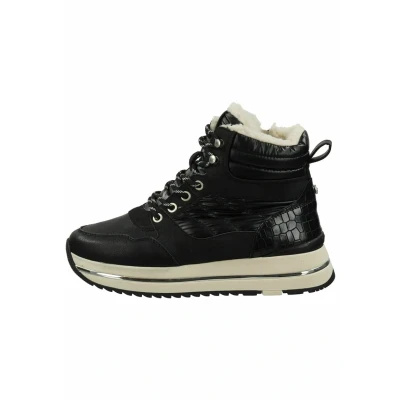 Afbeelding van Mustang Snowboots, Dames, Maat: 41, Schwarz Imitatieleer/ textiel