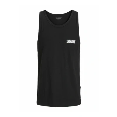 Afbeelding van JACK&amp;JONES JCOSAGO SMALL LOGO SLUB TANK TOP Heren Tanktop Maat S