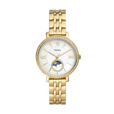 Afbeelding van Fossil Jacqueline Horloge goldcoloured, Dames, Maat: One Size, Gold coloured