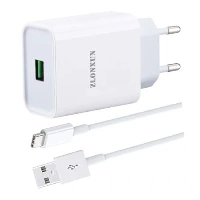Afbeelding van ZLONXUN Snelle oplader met USB C kabel voor Xiaomi Redmi Note 9 pro/Note 8 9/9/Note 8T,Xiaomi Mi 9T/10/8 Lite/9/10 Lite/8/9 SE/8 Pro/9 Lite