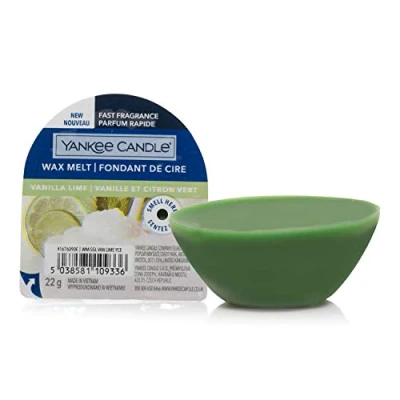 Afbeelding van Yankee Candle Wax Melt geurwafels vanille kalk geurduur: tot 8 uur 1 stuk