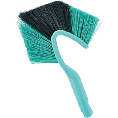 Image de Leifheit balai Tête de Loup Dusty, plumeau à poussière pratique &amp; efficace, balayette idéale pour nettoyer jusque dans les coins, brosse Click System, Vert