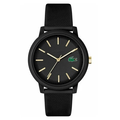 Afbeelding van Lacoste Analoog kwartshorloge met siliconen band, unisex, volwassenen, Riem
