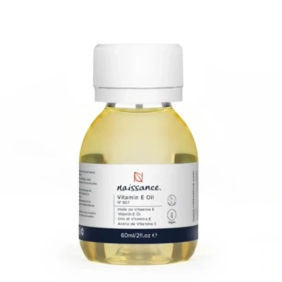 Image de Naissance Vitamine E Huile Naturelle Tocophérol (No. 807) 60ml 100% Pure et Naturelle, Soins Intensifs Visage, Corps, Cheveux, Peau, Barbe, Ongles Vegan Cruelty Free