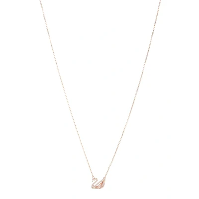 Afbeelding van Swarovski Dazzling SWAN Necklace Ketting, Dames, Maat: One Size, Fancy morganite