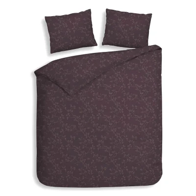 Afbeelding van Heckettlane Alloro Dekbedovertrek Tweepersoons 200x200/220 cm Blackberry Wine