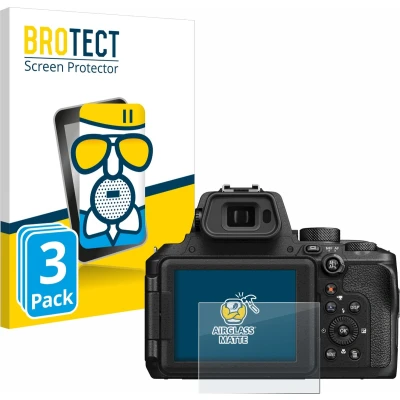 Afbeelding van BROTECT Screenprotector voor Nikon Coolpix P950 Folie Beschermfolie Beschermglas matte (3 Stuks)