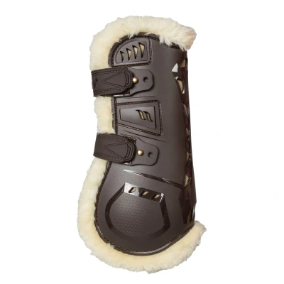 Image de Back on Track Protèges Tendons Air Flow Fur Marron S