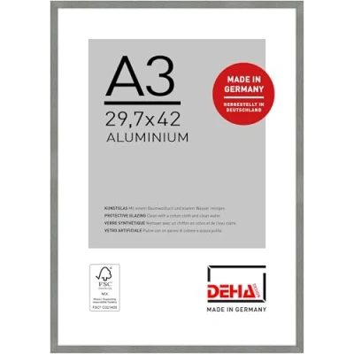 Afbeelding van DEHA Design Fotolijst Tribeca, 29,7 x 42 cm (A3), Mat grijs structuur