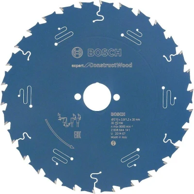 Image de BOSCH 2608644141 lame de scie circulaire Expert for Construct Wood, 210 x 30 2 mm, 30T
