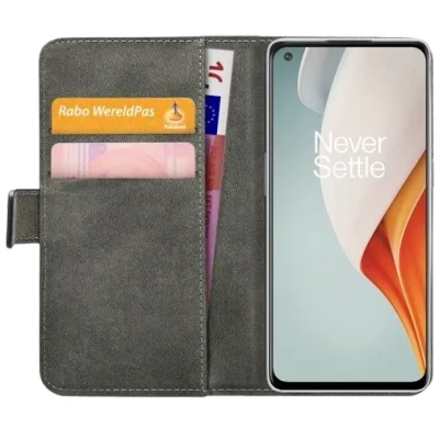 Afbeelding van Mobilize PU leer Book Case Zwart OnePlus Nord N100