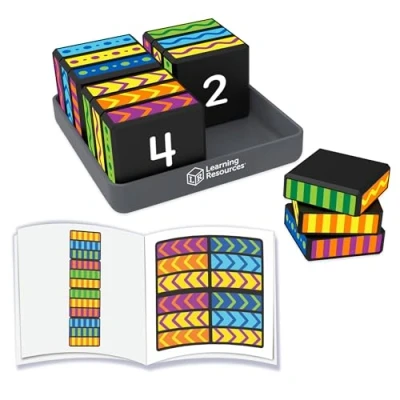 Afbeelding van Learning Resources Brainometry Cubed, puzzelpuzzel, Fidget Cubes, hersenspellen, reisspeelgoed, vanaf 6 jaar