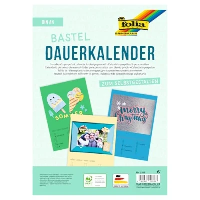 Afbeelding van Verjaardagskalender A4 Gekleurd