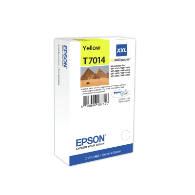 Afbeelding van Epson T7014 (C13T70144010) Inktcartridge Geel