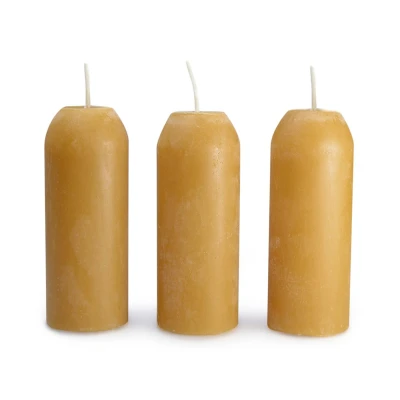 Afbeelding van Uco Bijenwas kaars 5st (tbv candle lantern &amp; candelier)