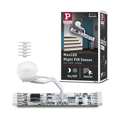 Afbeelding van PAULMANN 79841 Infraroodsensor met bewegingsmelder 144 W (max) 24 V (b x h) 56.50 mm 16.00 1 stuk(s)