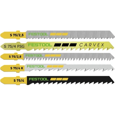 Afbeelding van Festool Decoupeerzaagbladen Assortiment 25 St In De Mix