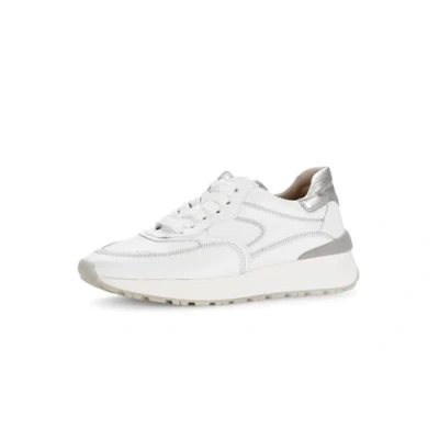 Afbeelding van Gabor 491 Sneakers Leer Dames Wit Maat 42,5
