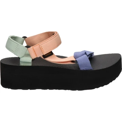 Afbeelding van Teva Universele platte vorm, damessandalen, Sherbert Multi