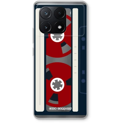 Afbeelding van Case Company® hoesje geschikt voor Xiaomi Poco X6 Pro Here&#039;s your tape Soft Cover Telefoonhoesje Bescherming aan alle Kanten en Schermrand