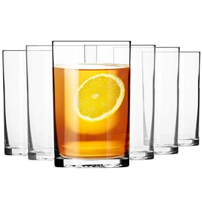 Afbeelding van Krosno Waterglas, sap, drinken, thee, koffie, 6 stuks, 250 ml, basiscollectie, perfect voor thuis, restaurants, feesten, vaatwasmachinebestendig