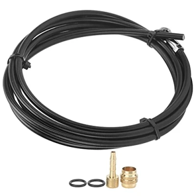 Afbeelding van Pwshymi Remslang voor olieremijp, schijfrem, 2 m, met verbindingsstuk, compatibel MAGURA MT4/MT4E/MT5, mountainbike
