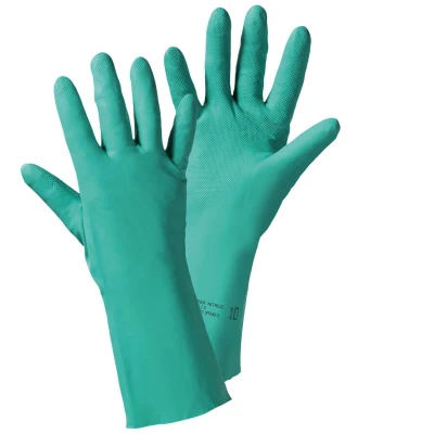 Afbeelding van L+D 1463 10 Kemi Nitril Chemicaliënhandschoen Maat (handschoen): 10, XL EN 420:2003+A1:2009, 374 5:2016, 388:2016, 1:2016/ Typ A ISO
