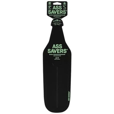 Afbeelding van Ass Savers Saddle Big Spatbord Zwart