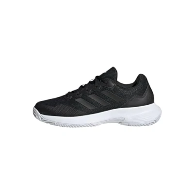 Afbeelding van adidas Performance Gamecourt 2.0 Tennis Tennisschoenen voor alle ondergronden core black silver metallic, Dames, Maat: 44