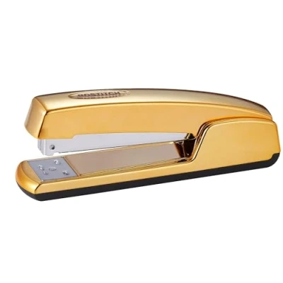 Afbeelding van Bostitch Office Professionele nietmachine van metaal, capaciteit 20 vellen, verchroomd goud (B5000 Gold)