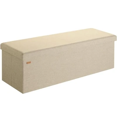 Afbeelding van Casaria Zitbank met Opbergruimte 115x40x40cm 131L Beige