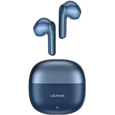 Afbeelding van USAMS Bluetooth 5.1 TWS XH serie hoofdtelefoon Dubbele microfoon draadloos blauw/blauw BHUXH03