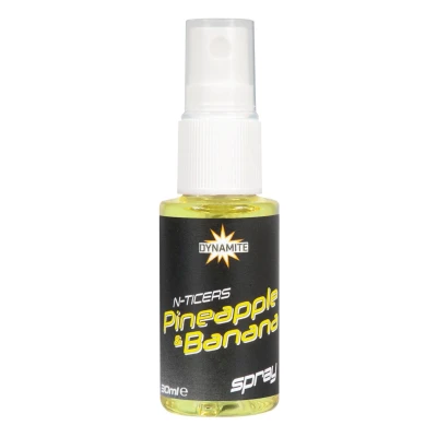 Afbeelding van Dynamite Baits N Ticers Pineapple &amp; Banana Spray 30ml Boilie flavours