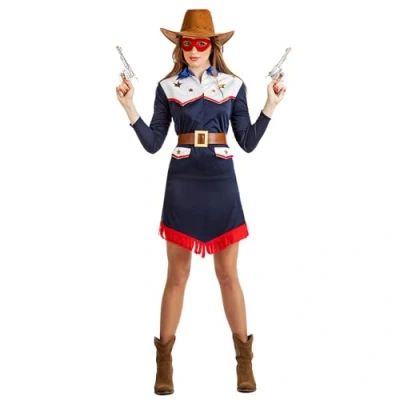 Afbeelding van Boland Kostuum Cowgirl Samantha (XL) Volwassenen Western Wilde Westen