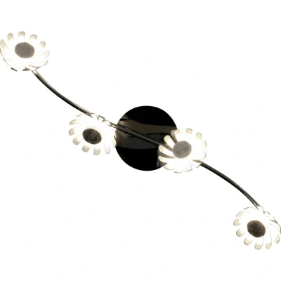 Afbeelding van ECO Light 9022 4 SI LED plafondlamp 20 W Zilver
