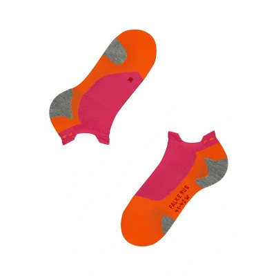 Afbeelding van Falke RU5 RACE Invisible Running Functional Extralightcushioned Enkelsokken, Dames, Maat: 37/38, Rose