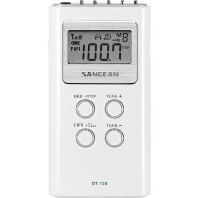Afbeelding van Sangean Pocket Radio White Dt120w
