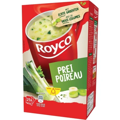 Afbeelding van Royco Minute Soup classic prei, pak van 25 zakjes soep