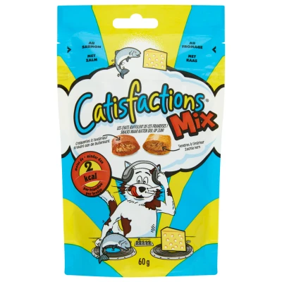 Afbeelding van Catisfactions Mix Zalm/Kaas 60 GR