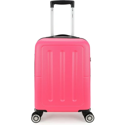 Afbeelding van Decent Handbagage Harde Koffer / Trolley Reiskoffer 50 x 35 20 cm NeonFix Roze