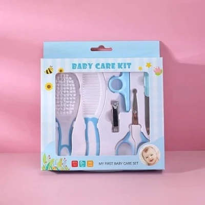 Afbeelding van Baby verzorgingsset blauw babyverzorgingsset kraamcadeau