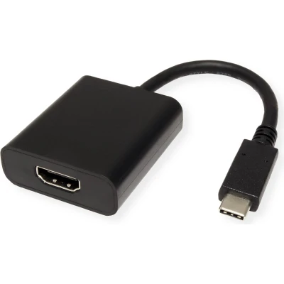 Afbeelding van VALUE Beeldscherm Adapter USB Type C VGA + HDMI DVI