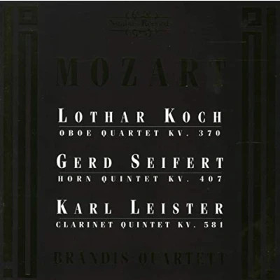 Afbeelding van Brandis Quartett, Koch, Seifert, Le Mozart: Oboe Quartet, Horn Quintet, (CD)