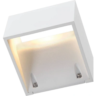 Afbeelding van SLV Logs Wall 232101 LED buitenlamp (wand) vast ingebouwd 6 W Wit