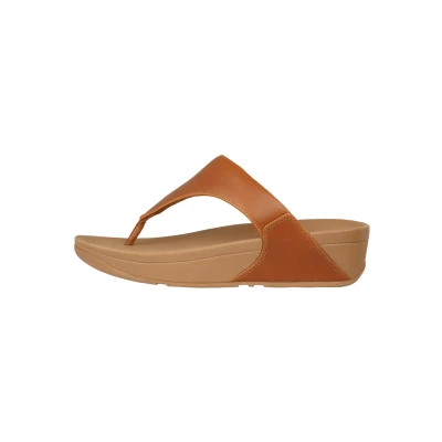 Afbeelding van Fitflop Teensandalen, Dames, Maat: 43, Light tan Leer