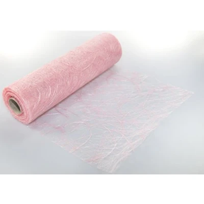 Afbeelding van Protinam Sizoweb Tafelloper, 30 cm x 25 m, lichtroze, tafelloper voor zomer, decoratie, Pasen, Kerstmis, bruiloft, lengte: m lichtroze 3025) 64 033 R 300 A5
