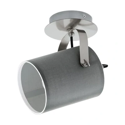 Afbeelding van EGLO Villabate Spot 1 lichts Ø12 cm E27 Nikkel Mat